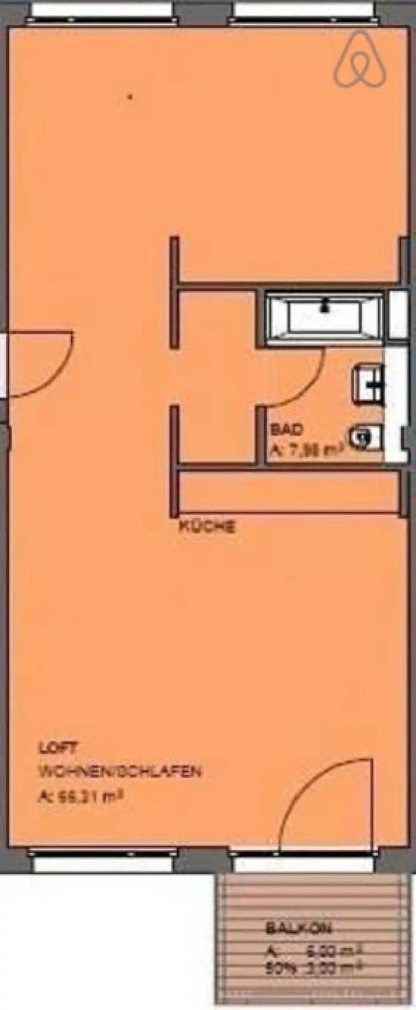Spacious Studio Apartment Friedrichshain Berlin Luaran gambar